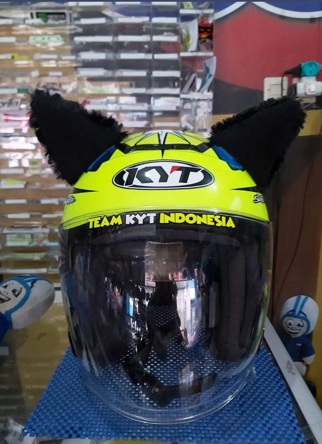 variasi helm kuping helm kuping kucing kuping bulu cover helm Lazada