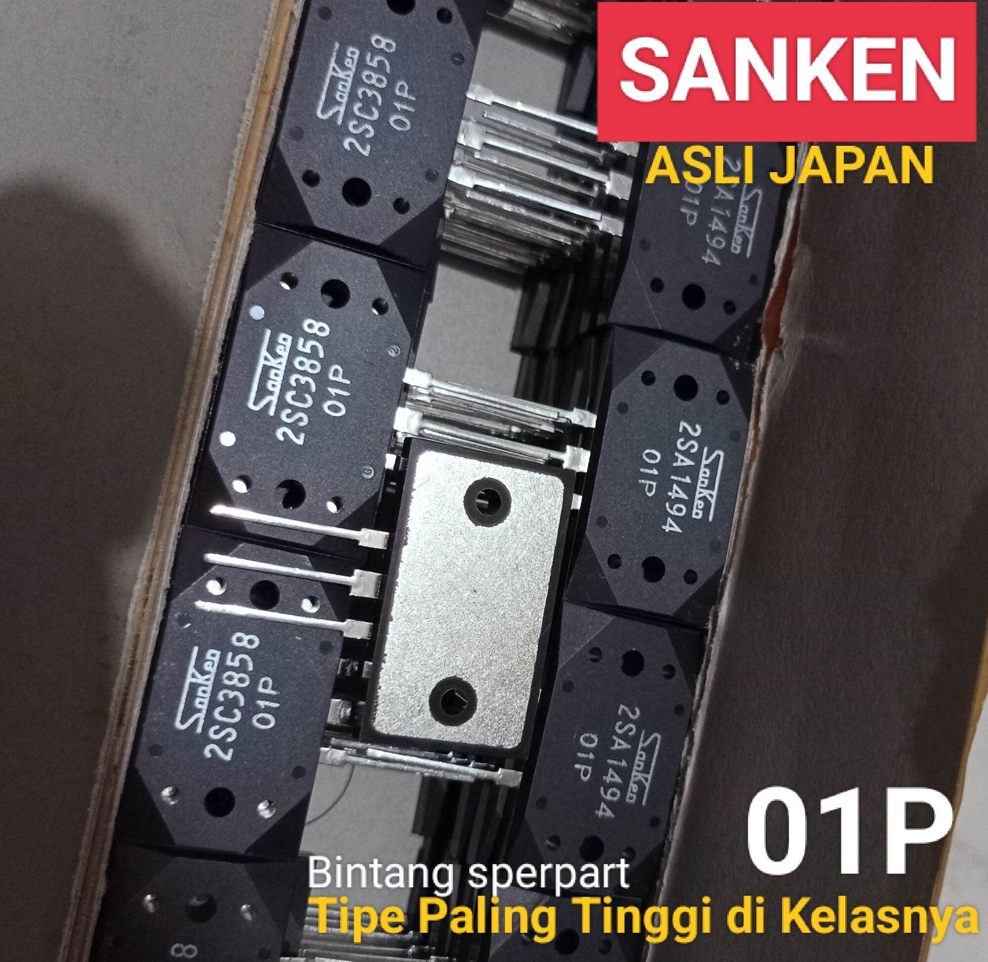 Transistors Sanken 2SA1494 & 2SC3858 - Neuf D'origine - Pack 1, 5, 10 Ou 50 Paires - MT-200