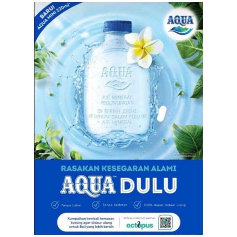 Aqua Mini 220ml 1karton Kemasan Khusus Limited Editon Lucu Lazada Indonesia 5341