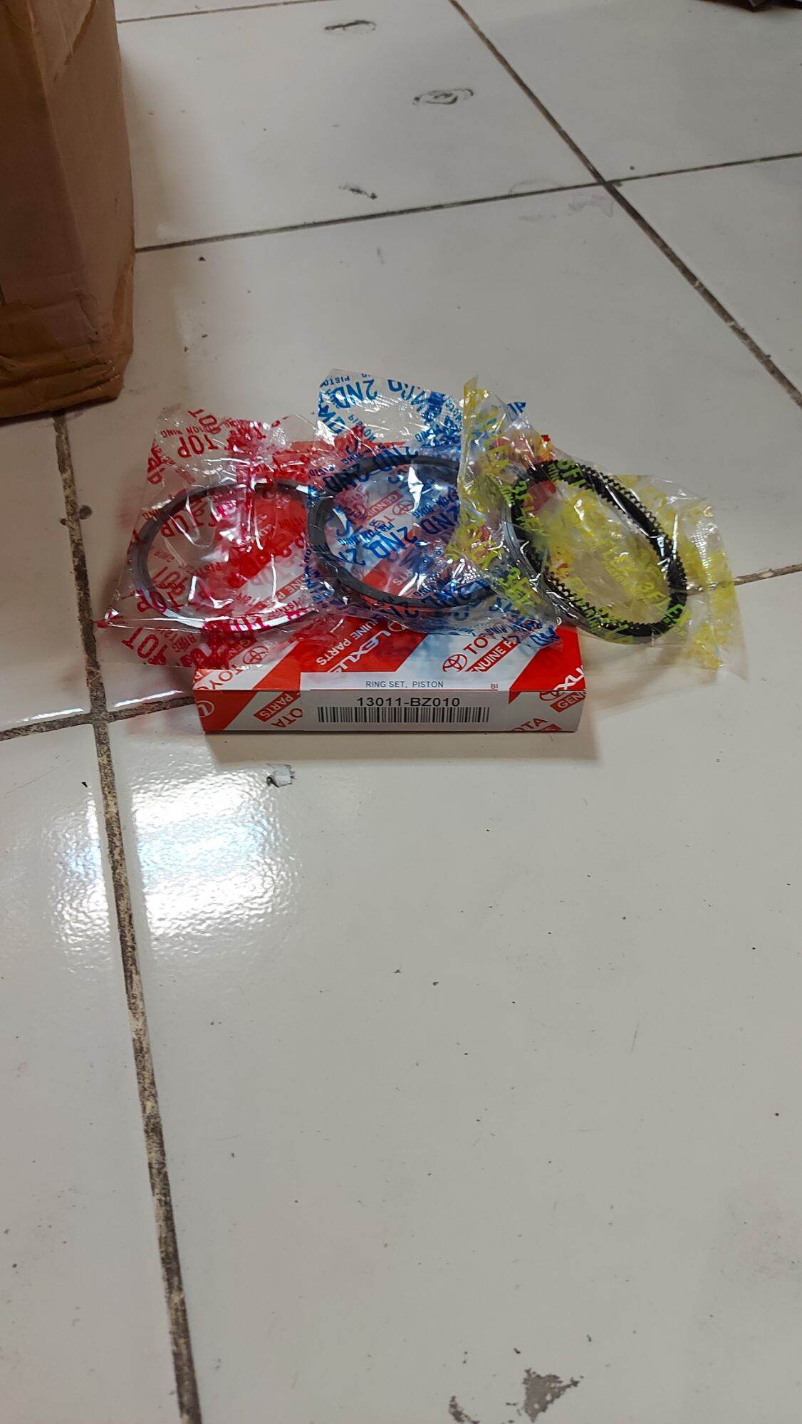 RING SEHER PISTON SET AVANZA 1.3CC STD ORIGINAL Harga 250,000 rupiah*Gratis Ongkir