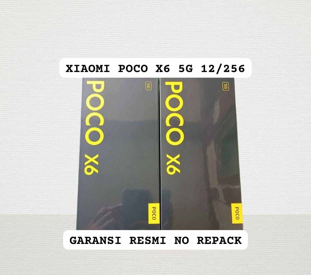 XIAOMI Poco X6 5G 12/256 Garansi Resmi Harga  3,999,000 Ringgit*Penghantaran Percuma