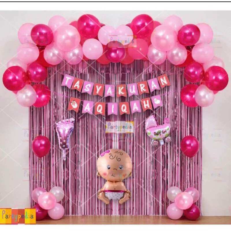Paket Dekorasi aqiqah Anak cewek