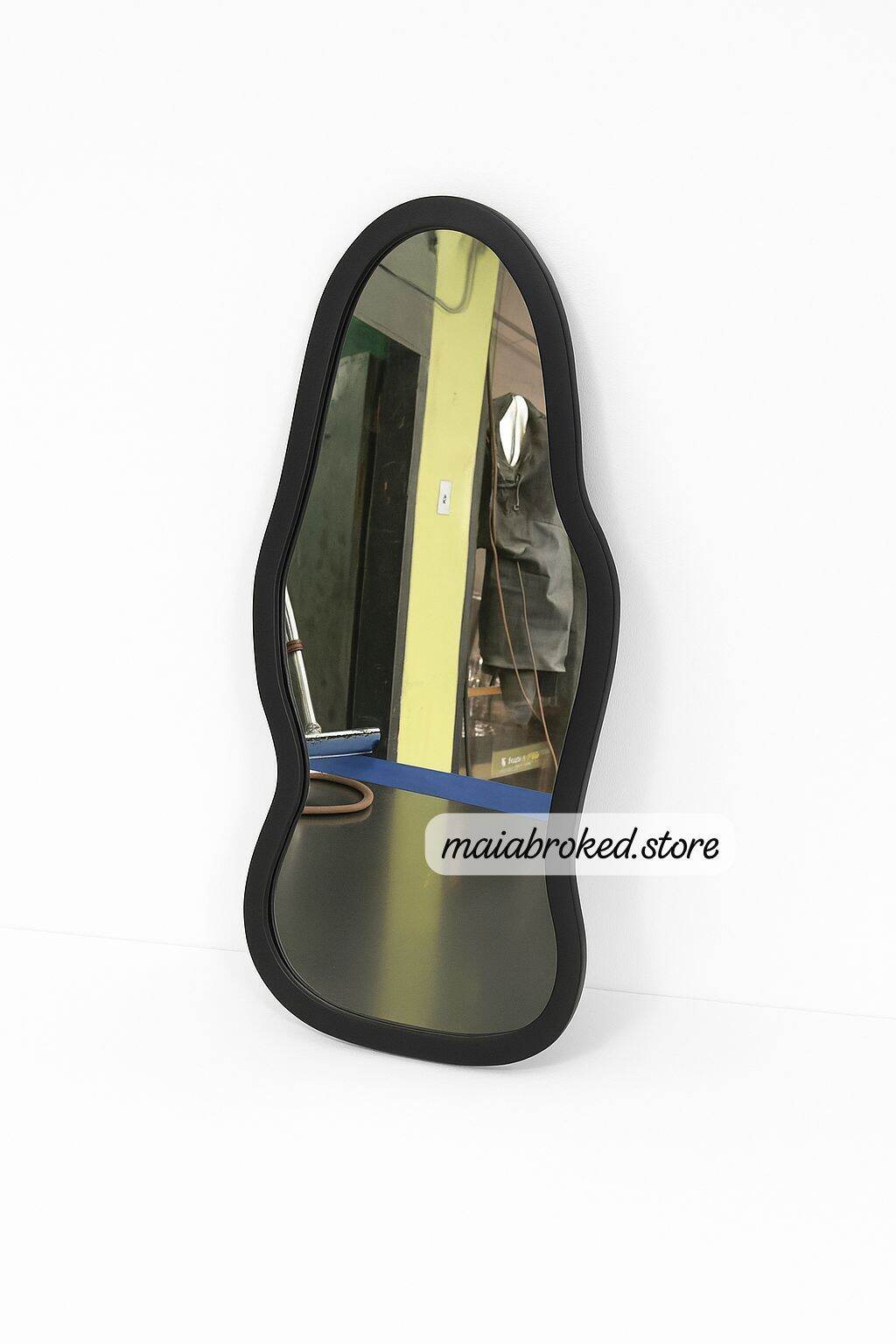 Kaca Cermin Aestetic Model Abstrax Cermin rias make up Gantung Dinding 60x28