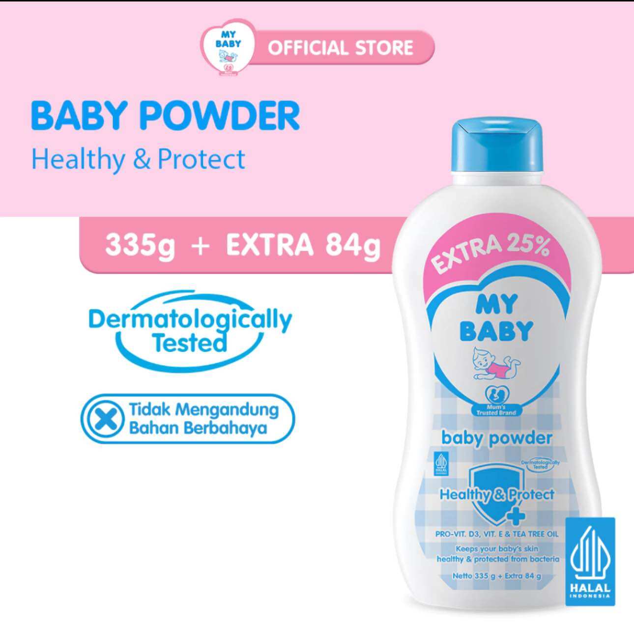 My Baby Powder Bedak Bayi jumbo 325g / Bedak bayi My Baby