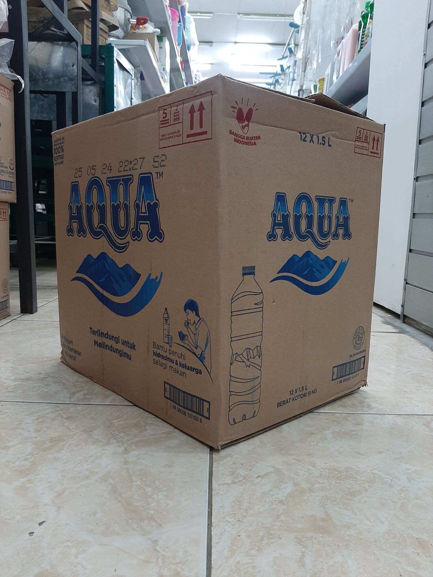 Aqua Air Botol Besar 1500ml Kardus Dus 12 Lazada Indonesia 9655