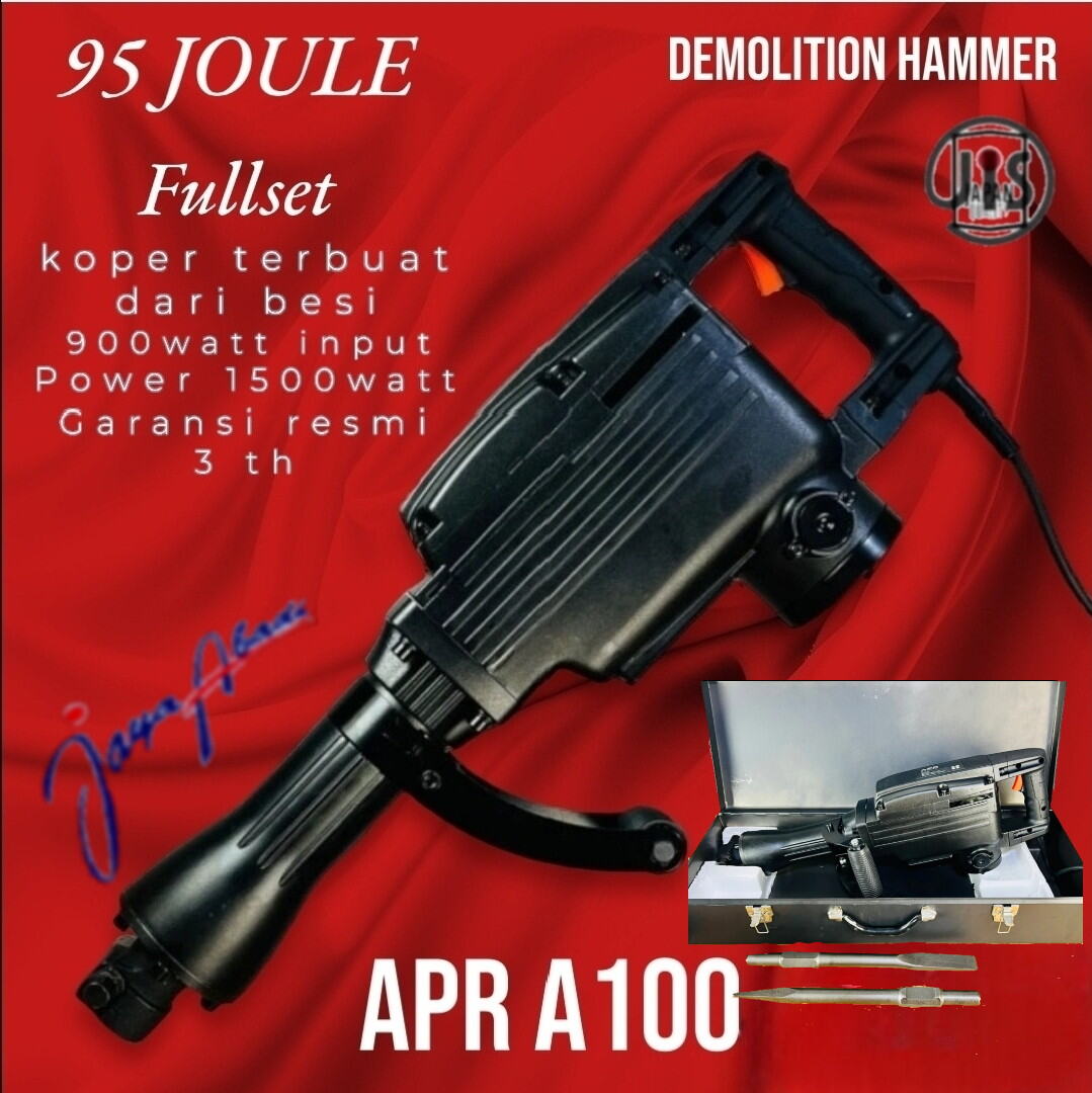 Mesin Jack Hammer Drill APR A200 95 joule powerfull Demolition Bobok
