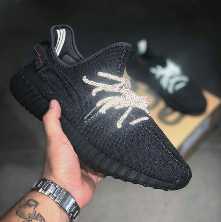 mens black yeezy sneakers