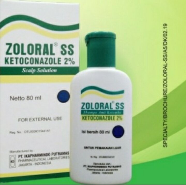 Shampoo Zoloral Ss Ketoconazole 2 Shampoo Anti Ketombe 80ml Lazada Indonesia 6787