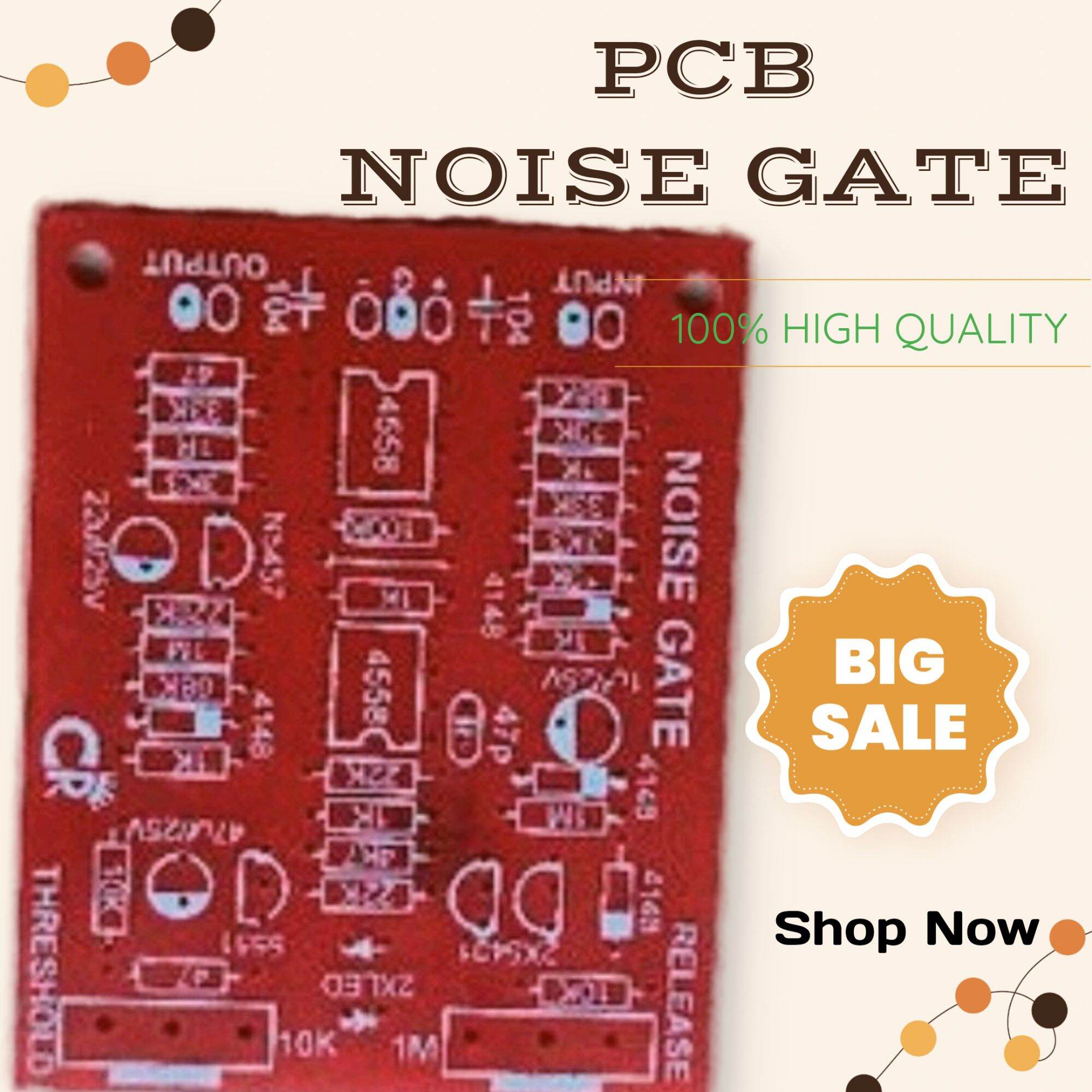PCB NOISE GATE anti feedback | Lazada Indonesia