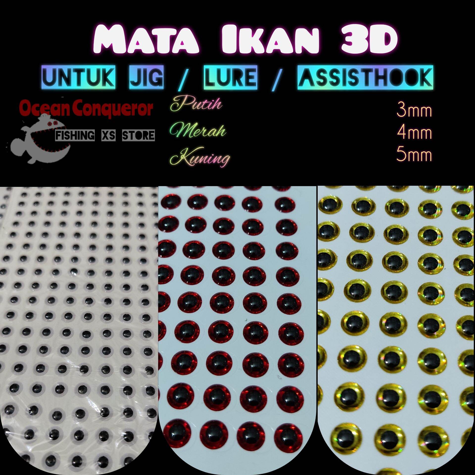 Jual Sticker Mata Ikan Model & Desain Terbaru - Harga Desember 2023