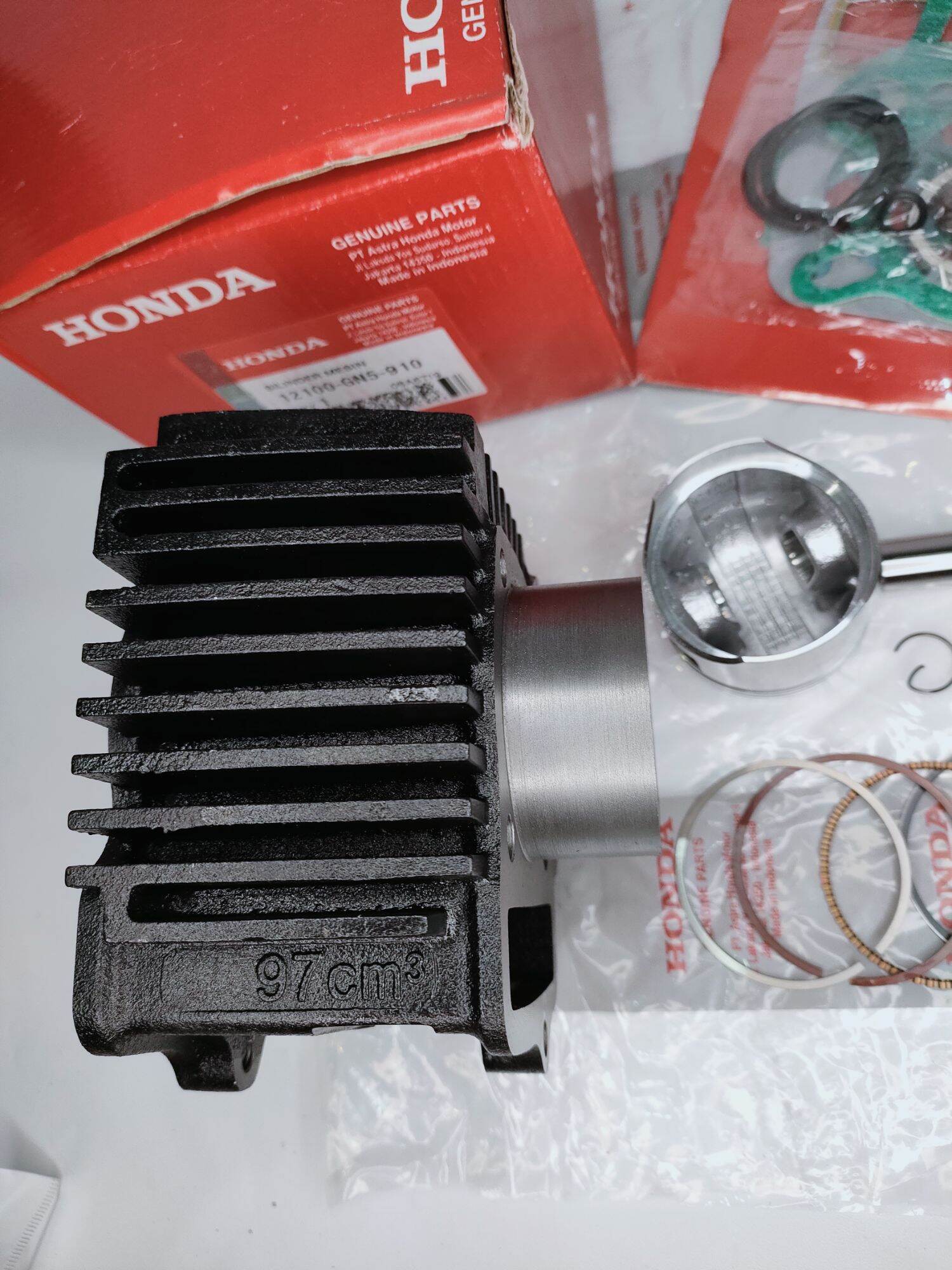 BLOK CLYNDER SEHER ASSY SET PISTON KIT HONDA GREAND SUPRA LAMA OS STD (GNS Harga  2,200,000 Ringgit*Penghantaran Percuma
