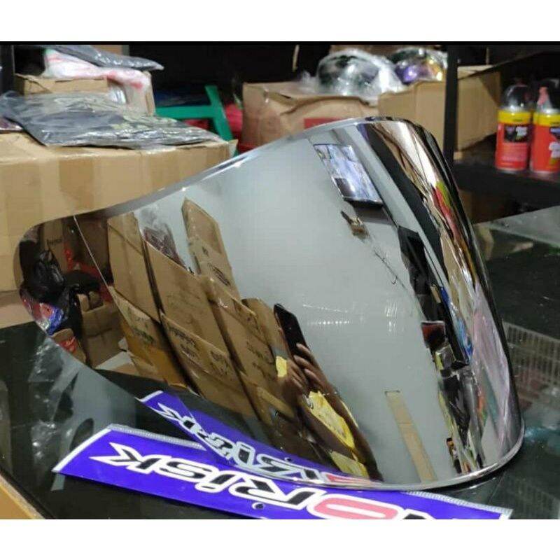 Kaca Helm Nhk R Iridium Flat Visor Venom Open Pnp Nhk R Tanpa Ganti