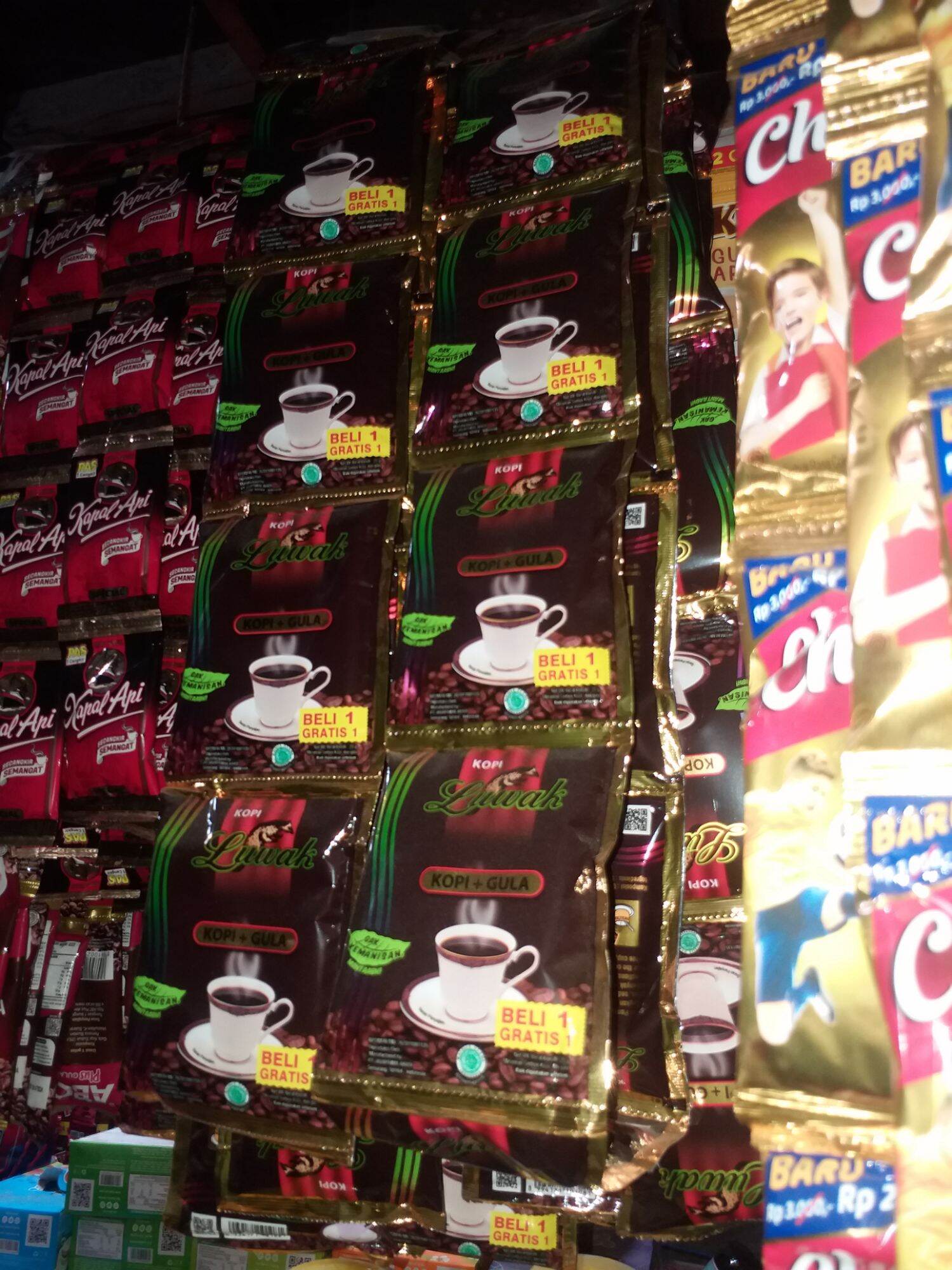 Kopi Luwak Isi 20 Sachet Harga Rentengan. Kopi Hitam Plus Gula Lazada