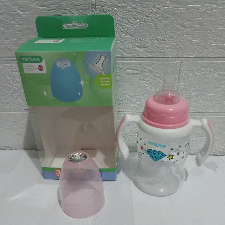 Botol susu 150 ml diamond minitree ZR-654 dot ulir BPA Free
