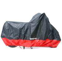 DRACCO sarung motor waterproof ada lubang gembok pengait roda anti terbang tebal bonus tas simpan