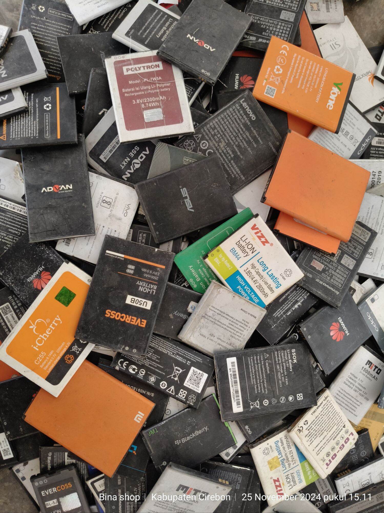 batre baterai Samsung Oppo Vivo Xiaomi campur Harga 2,000 rupiah*Gratis Ongkir