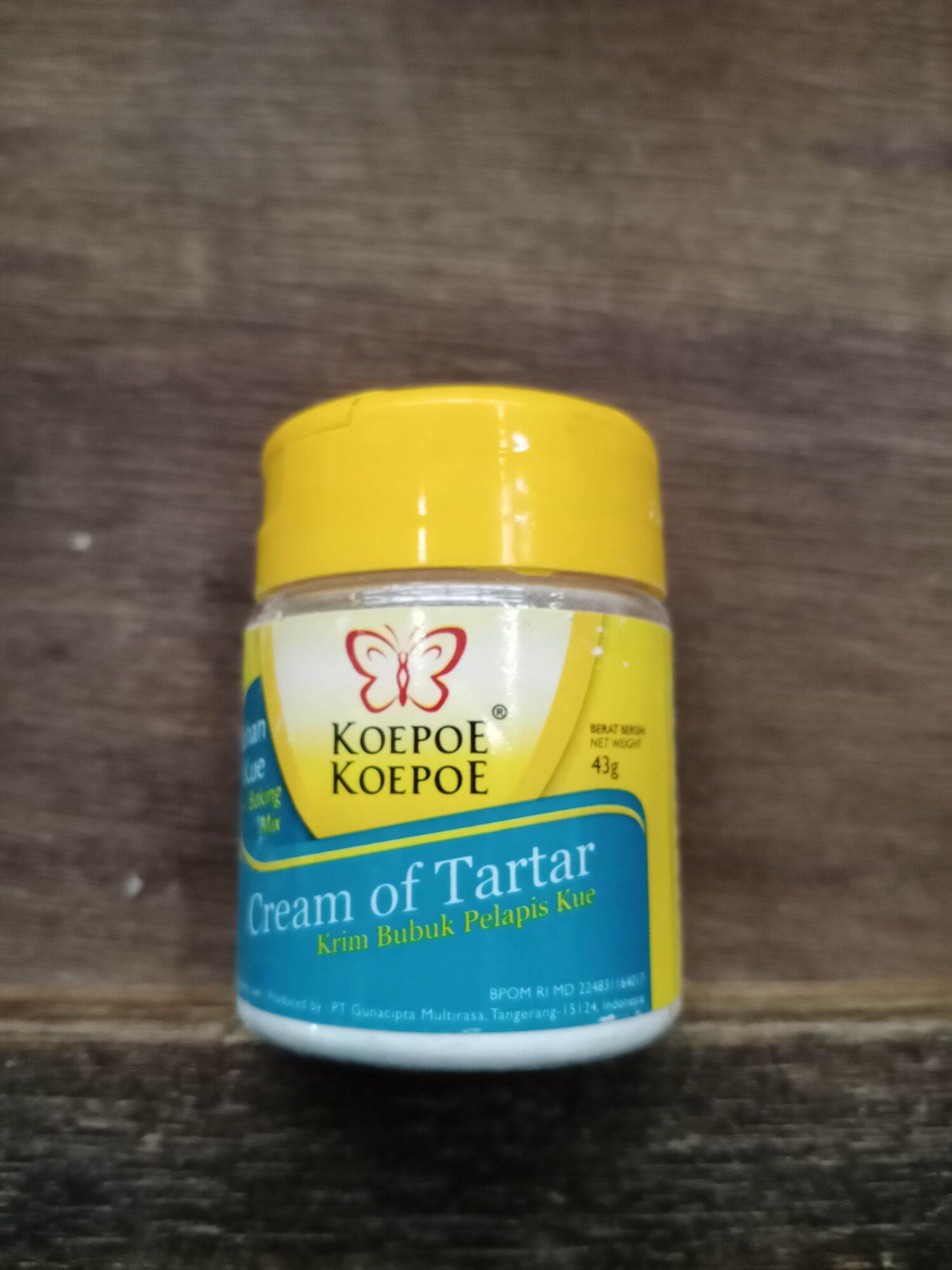 cream of tartar koepoe koepoe 43gr Lazada Indonesia