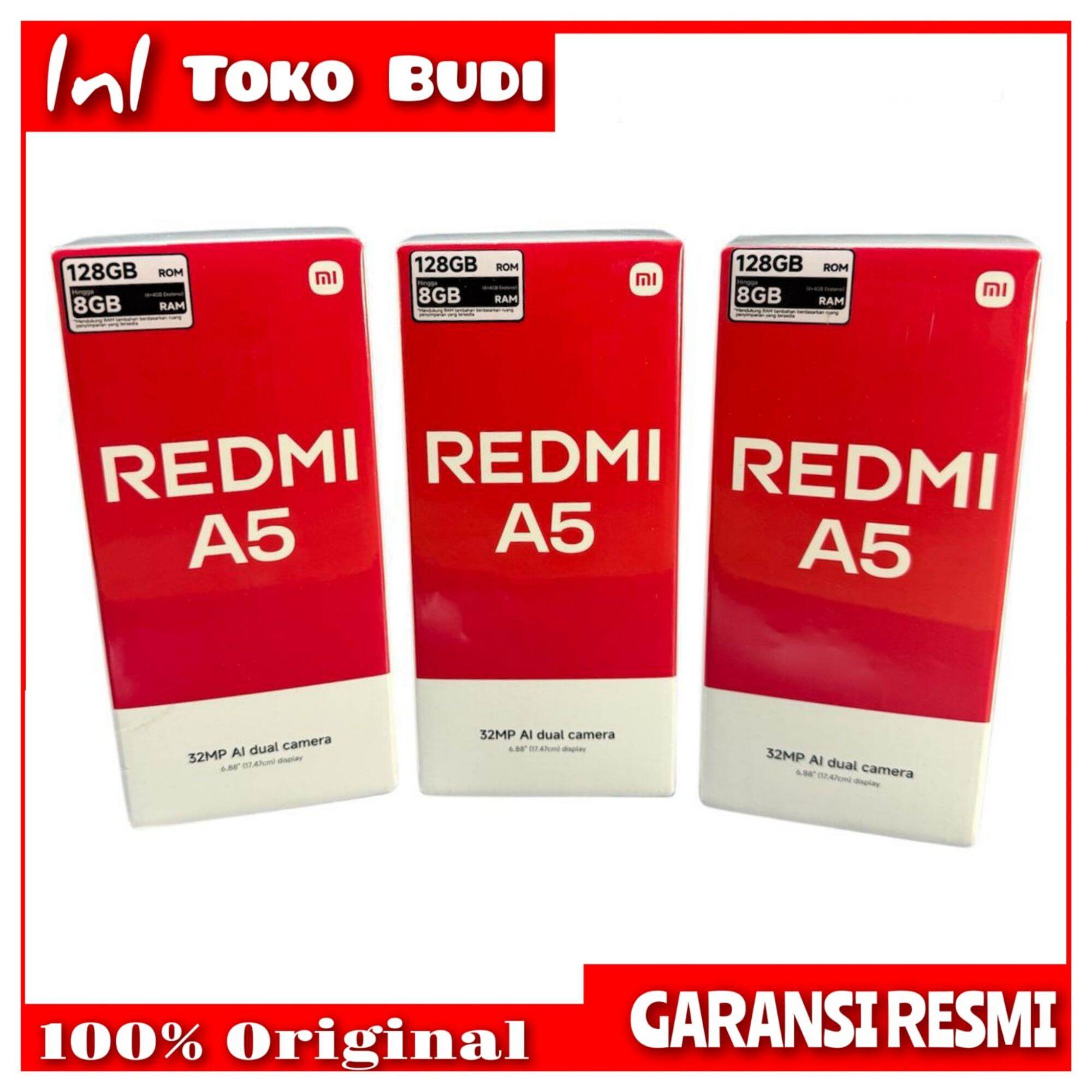 Xiaomi Redmi A5 (4/128) Official Warranty - Merek Xiaomi Harga 1,219,000 rupiah*Gratis Ongkir