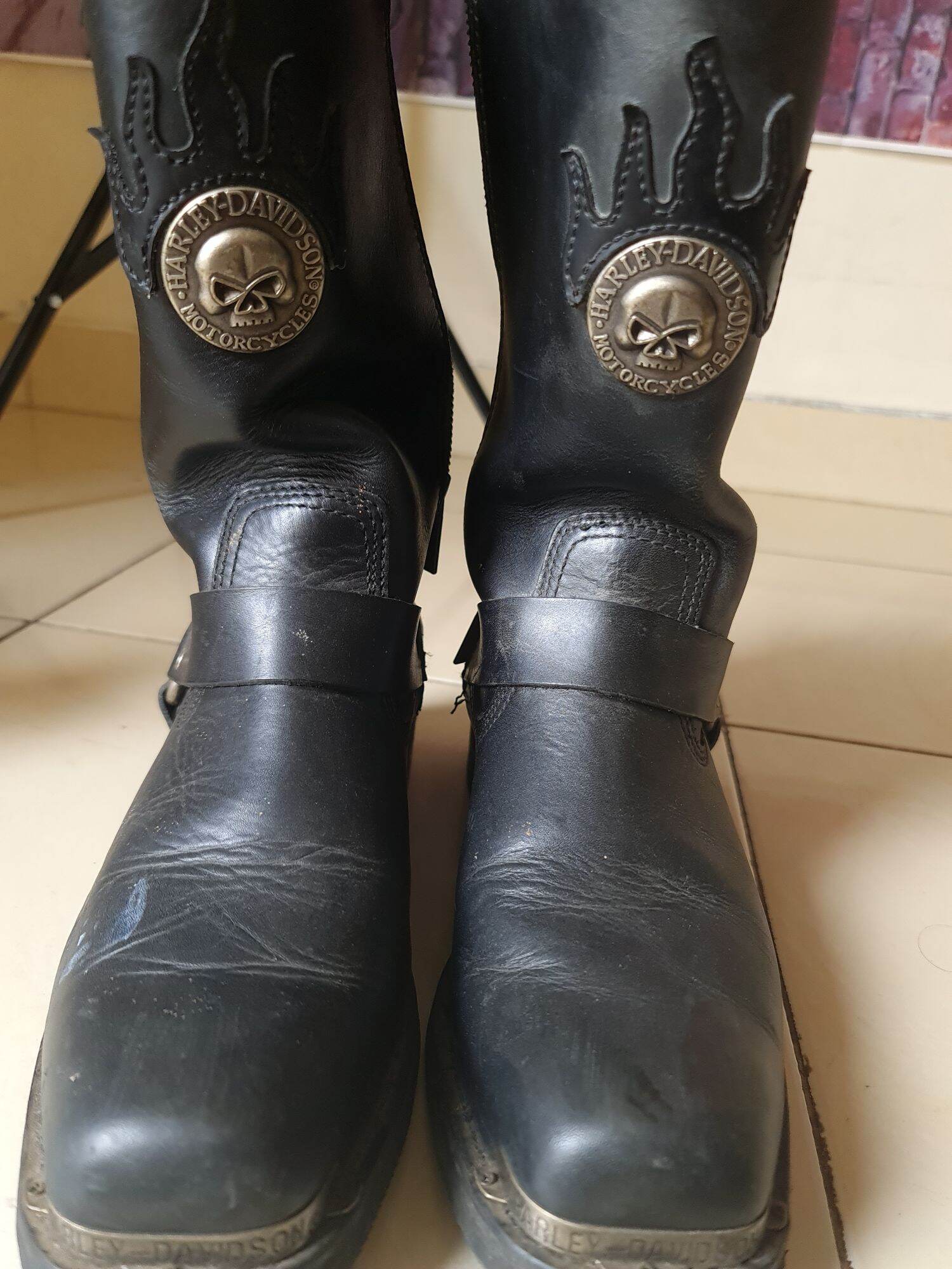 Bekas, sepatu Harley davidson original 