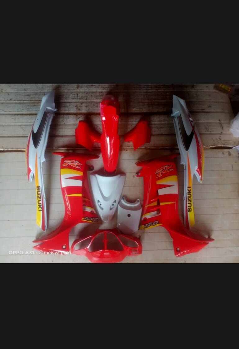 cover body set satria hiu satria malaysia cover bodi halus Harga 1,400,000 rupiah*Gratis Ongkir