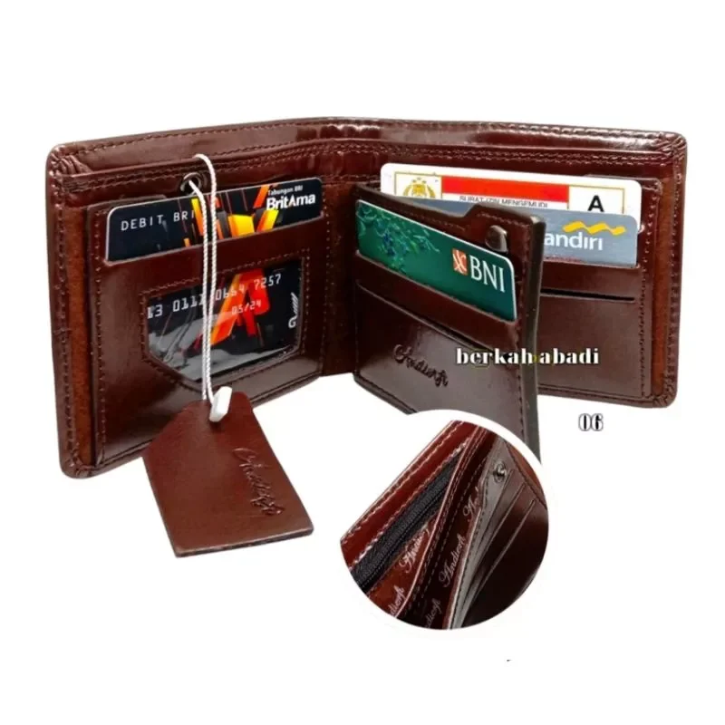 DOMPET PRIA KULIT ASL 100% OR.IGINAL/ DOMPET KULIT LEMBUT ASL GARUT/ Dompet wallet kulit pria Dompet F…