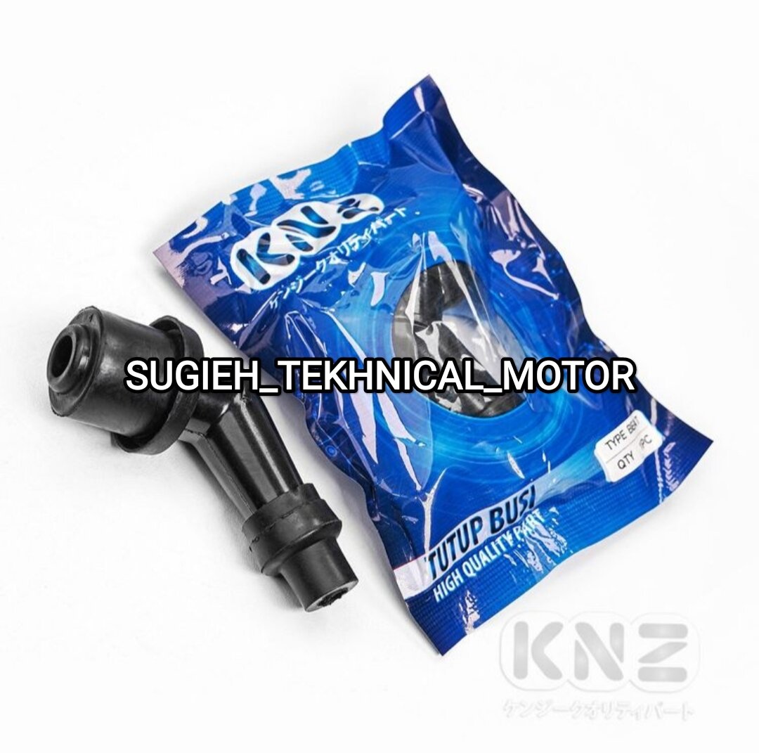 Cover/cop korklong spark plug Honda beat karbu/Vario karbu/spacy karbu/scopy karbu (kvy) brand KNZ original Harga 8,000 rupiah*Gratis Ongkir