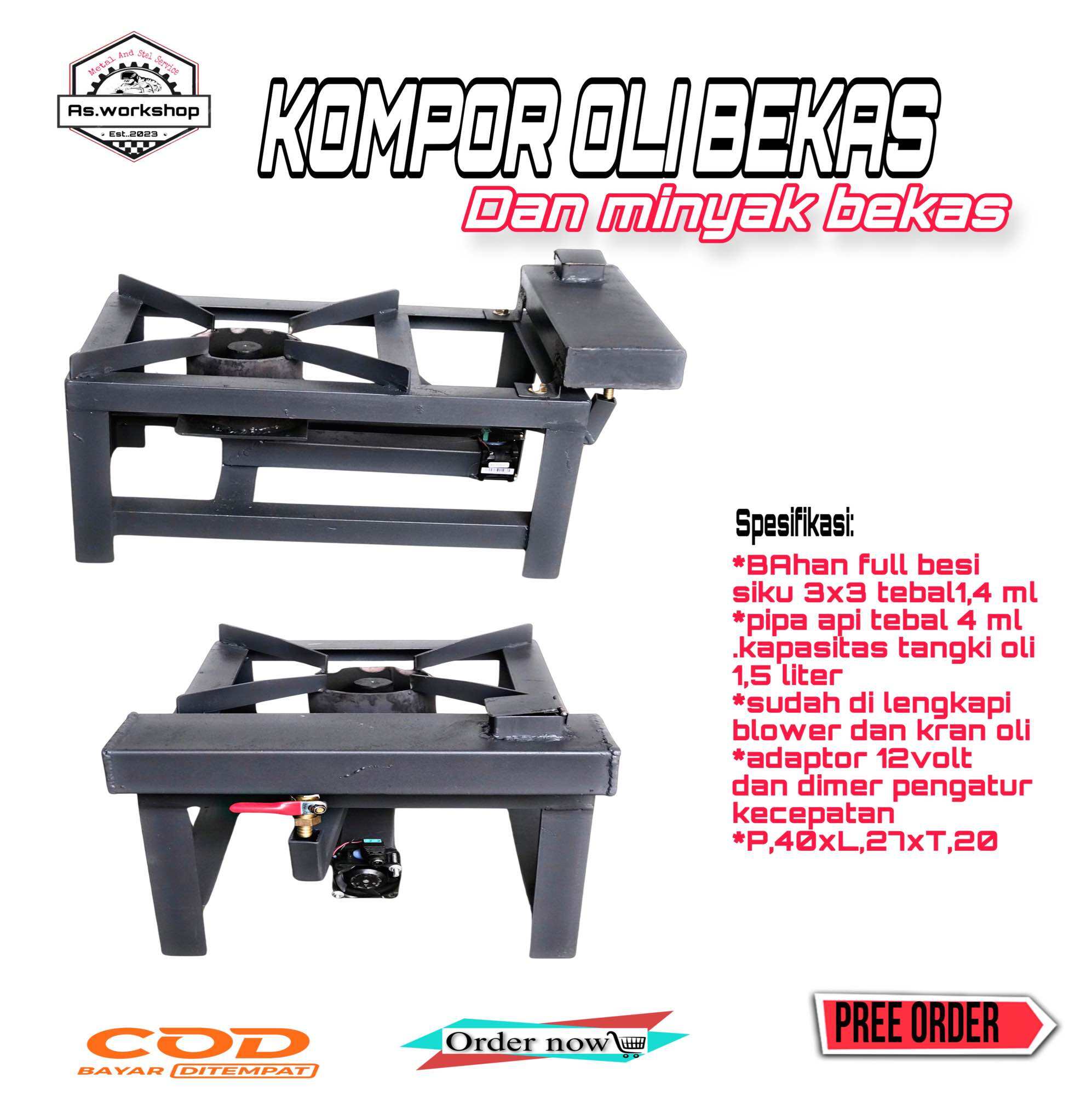 Kompor oli dan minyak bekas | Lazada Indonesia