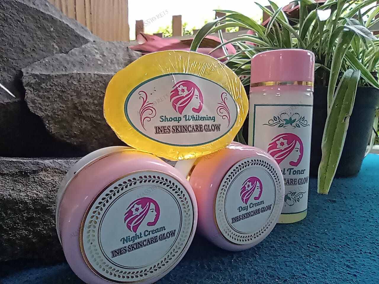 Ines Skincare Glow Expres BPOM Terbaru Paket 4 Pcs
