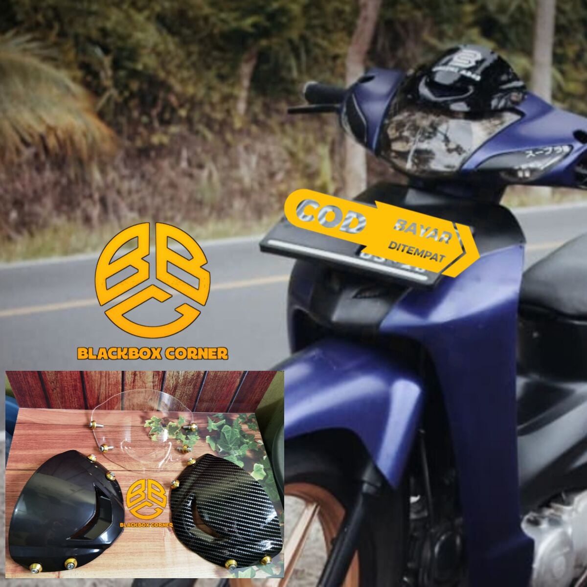 VISOR HONDA SUPRA FIT VISOR HONDA SUPRA FIT OLD CARBON Lazada Indonesia