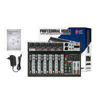NEW BAXS MX04BT / MX06BT audio mixer with equalizer Profesional  4/6 chanel Saluran 16 DSP Mixer audio murah meriah Built-in EQ mixer audio murah cuci gudang Reverb Perekaman Mixer audio murah kecil Bluetooth USB PC MP3 Mixer audio 6 channel murah