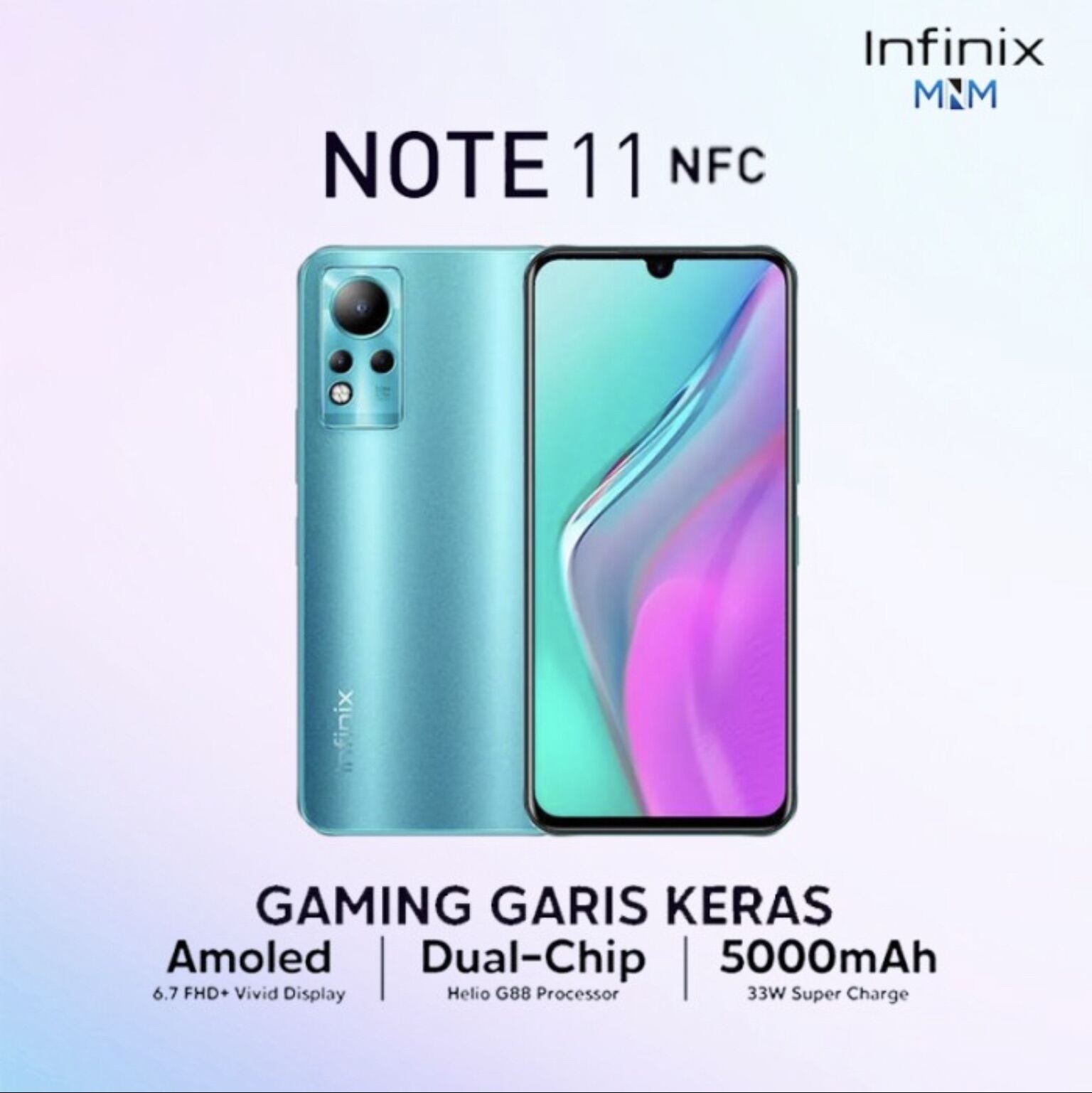 INFINIX NOTE 11 NFC RAM 6GB-128GB GARANSI RESMI | Lazada Indonesia