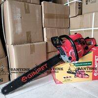 GERGAJI MESIN GIMPET GP5800 CHAINSAW 22 INCH. GERGAJI MESIN POTONG KAYU. MESIN SENSO BENSIN gergaji
