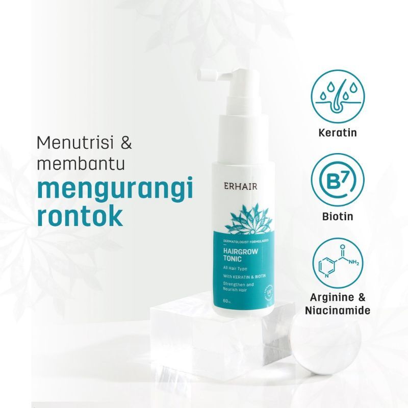 BEAUTY ERHA Hair Grow Tonic 60ml Lazada Indonesia