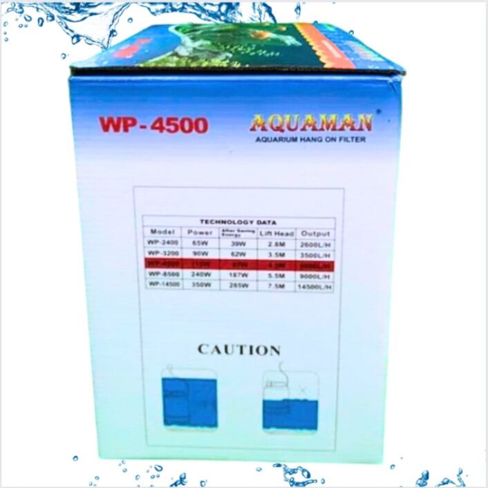 AQUAMAN WP 4500 POMPA KOLAM AIR MANCUR HIDROPONIK