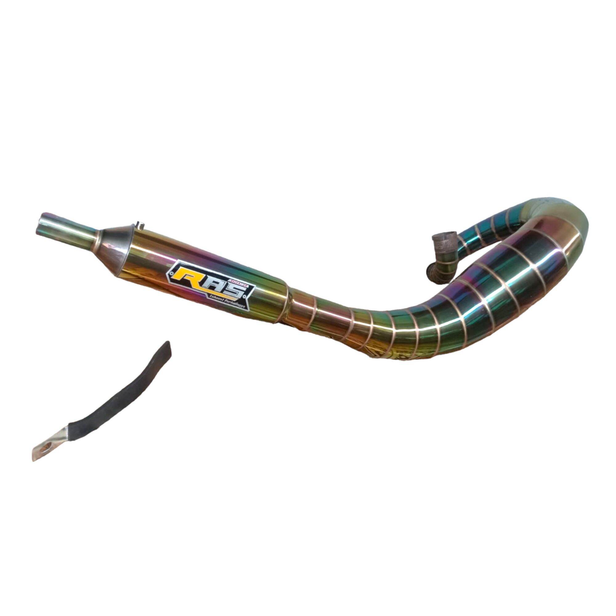 KNALPOT MOTOR KING LOBSTER FULL PELANGI Harga 800,000 rupiah*Gratis Ongkir