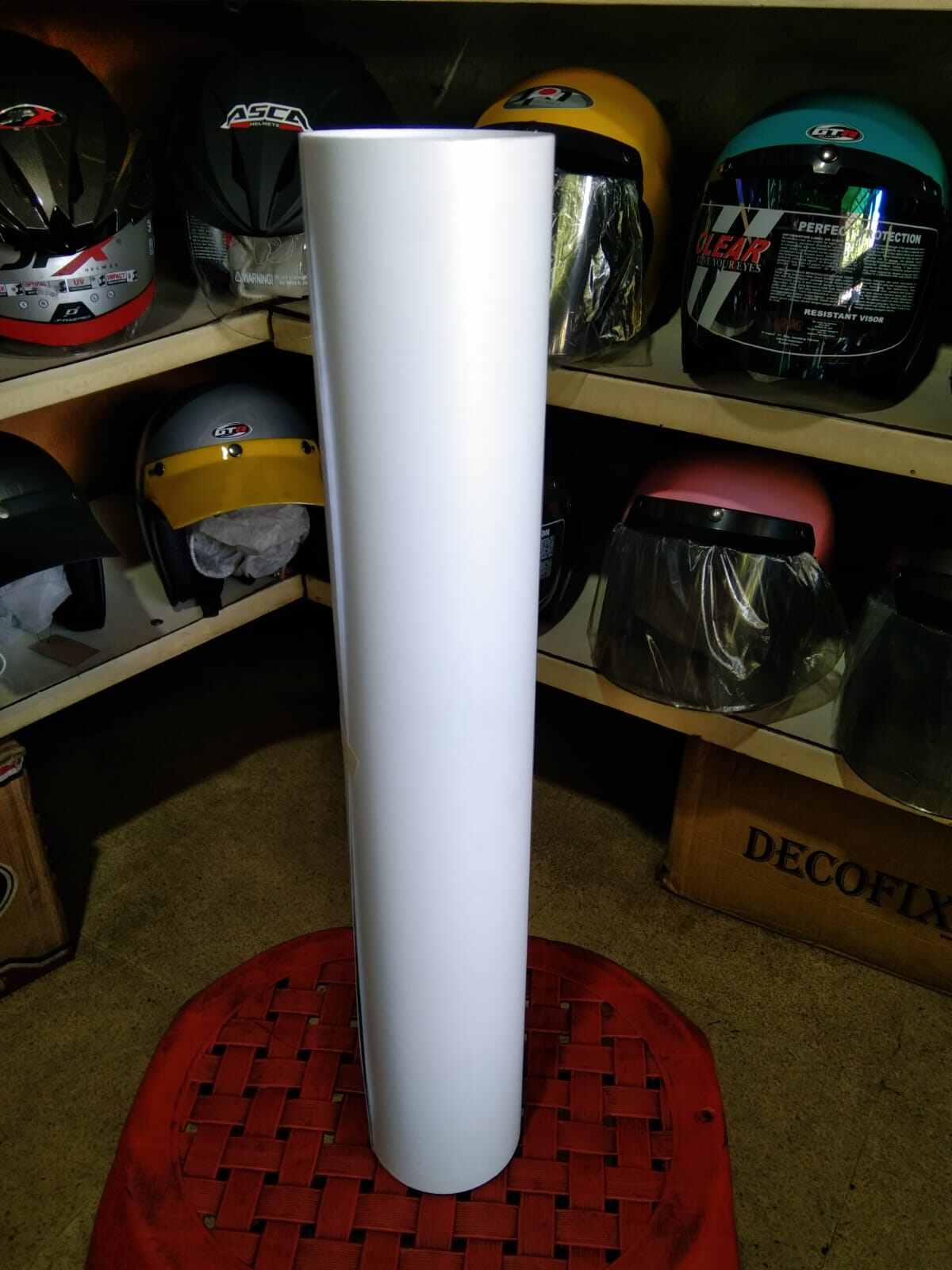 scotlite motor skotlet putih doff maxdecal (per meter) Harga  26,850 Ringgit*Penghantaran Percuma