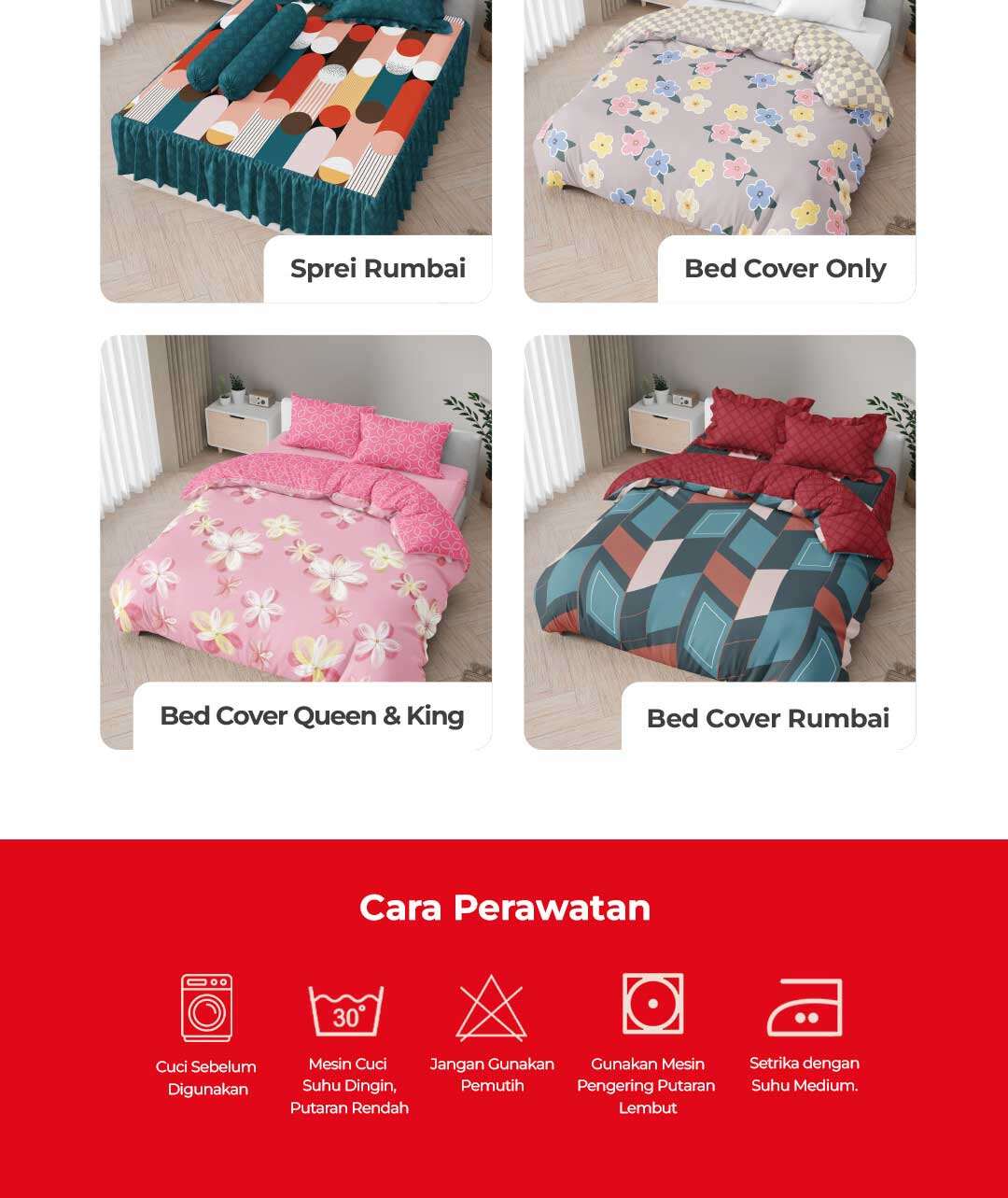 Promo Kintakun Dluxe Sprei Set Fitted Tinggi 25cm Cindy 160x200 ...