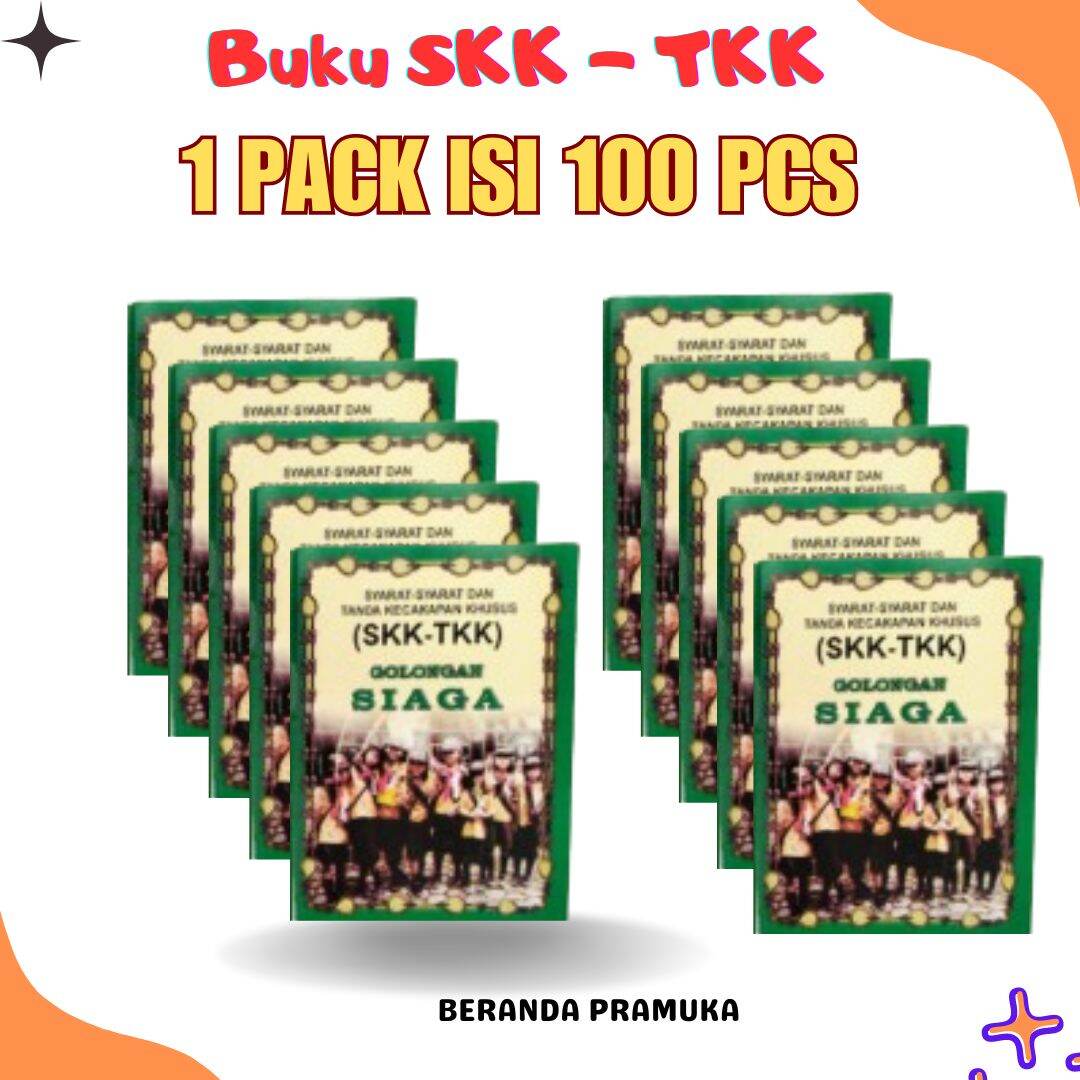 (100 pcs) 1 Pack Buku SKK - TKK Pramuka Golongan Siaga Penggalang ...