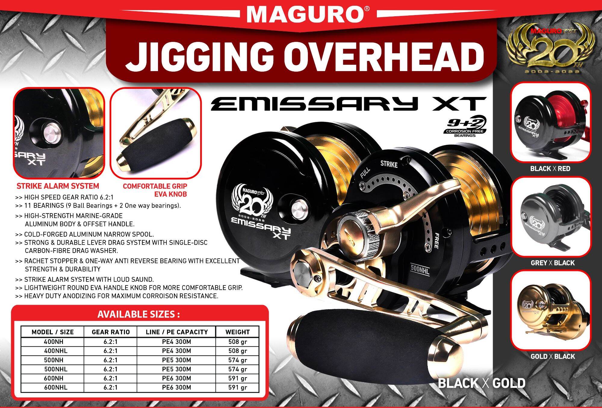 Jual Reel Ajiking Rome Jigging Ajiging 300L - Kab. Bekasi