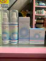 Paket skincare melanox cleansing gel skin toner serum Cream