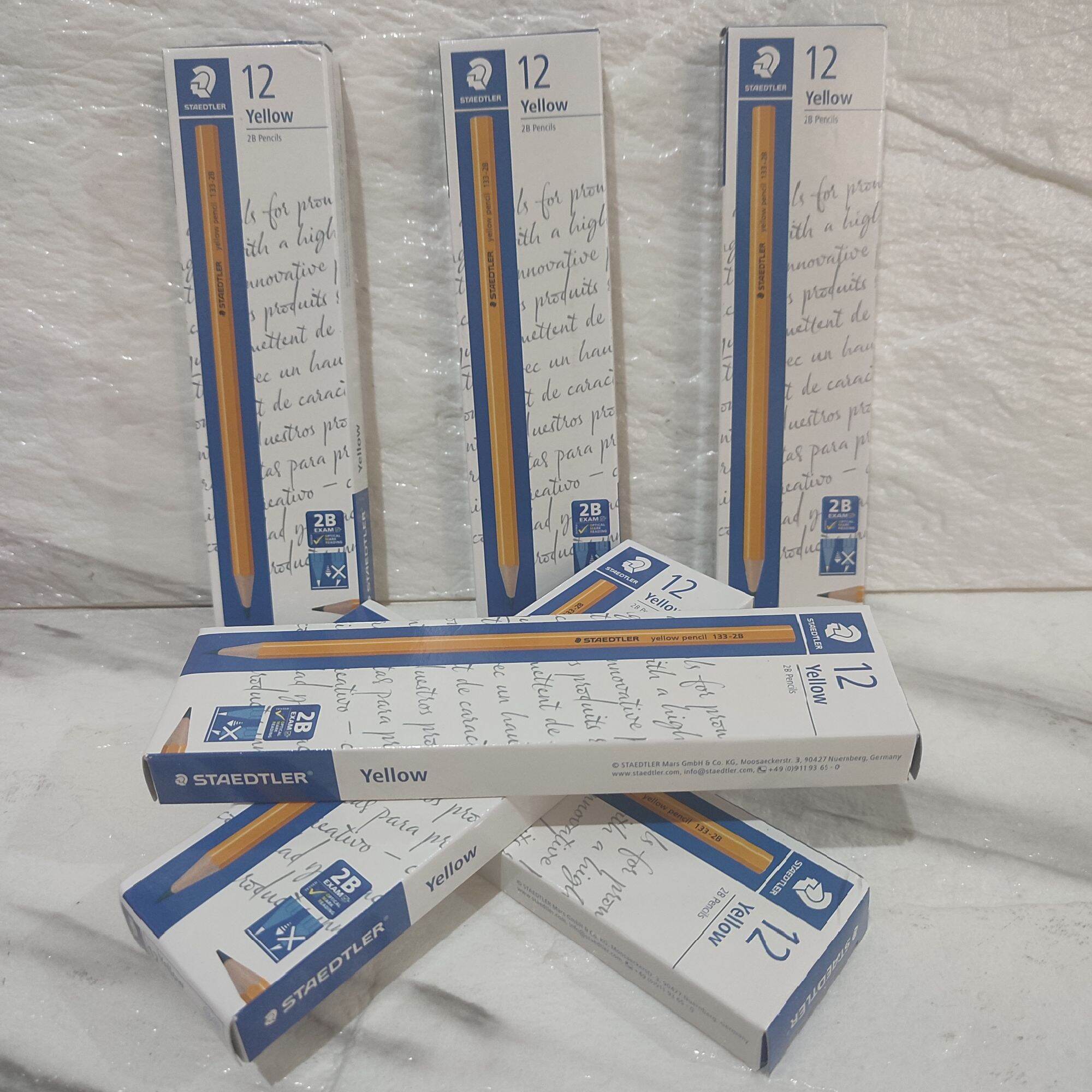 Pensil 2B STEADLER Yellow isi 12 pcs murah