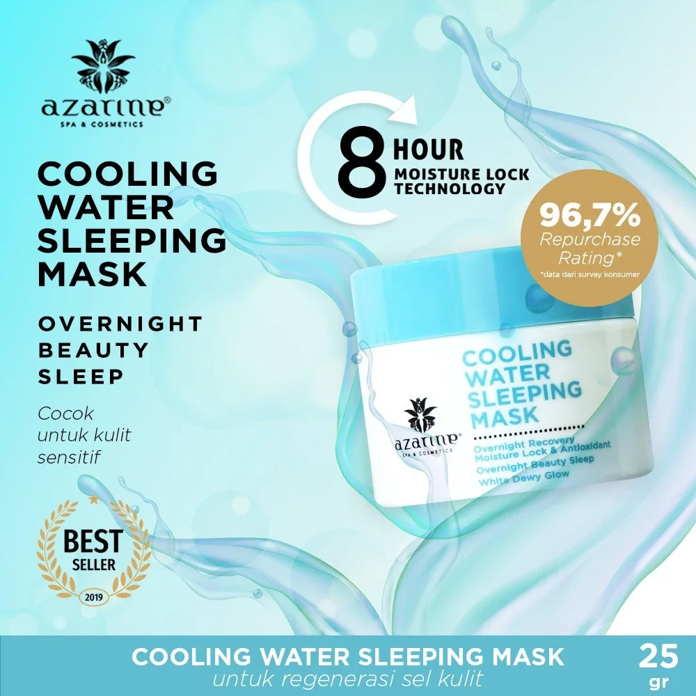 Azarine Sleeping mask cooling water Lazada Indonesia