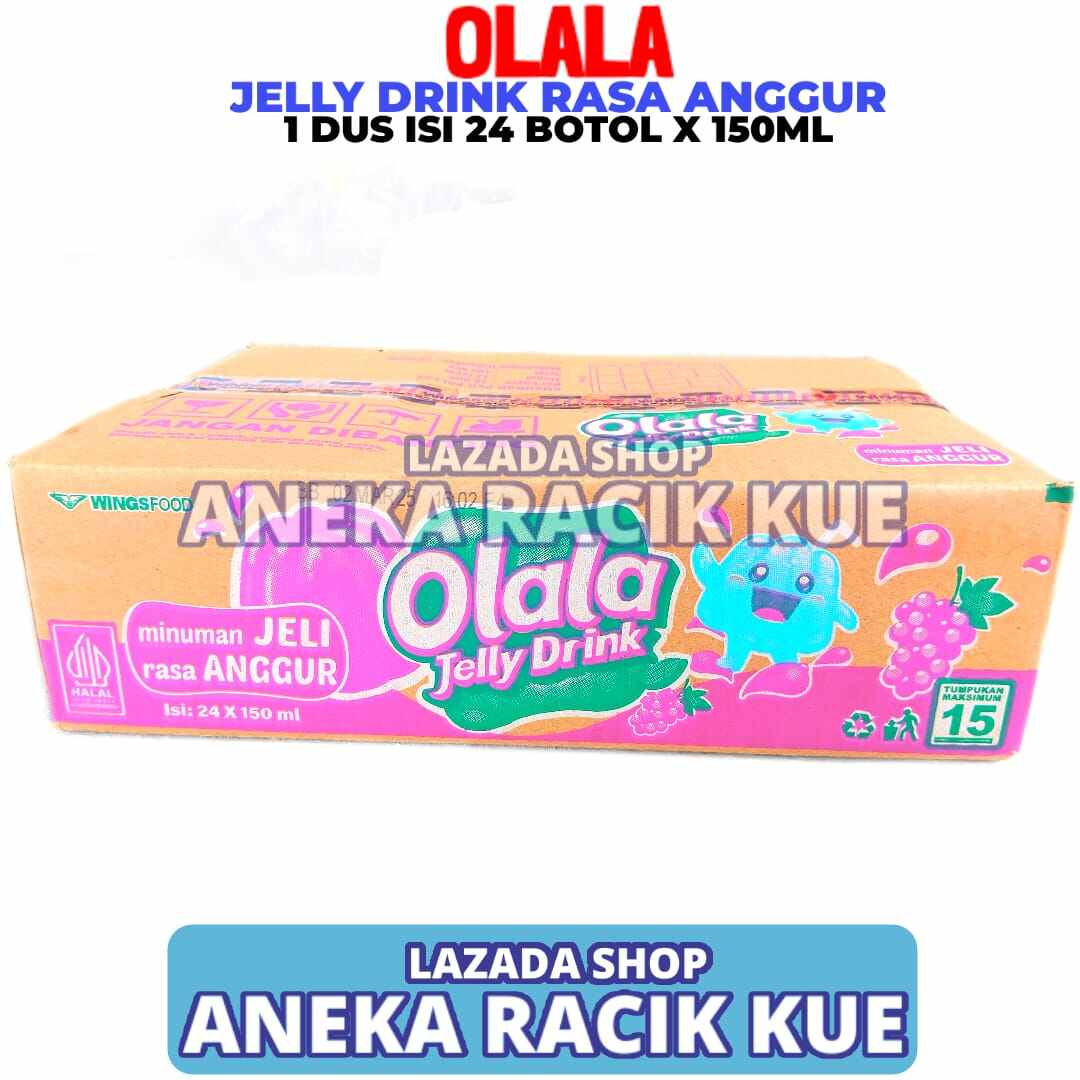 Olala Jelly Drink Minuman Jelly Rasa Anggur Dus Isi Botol Ml Lazada Indonesia