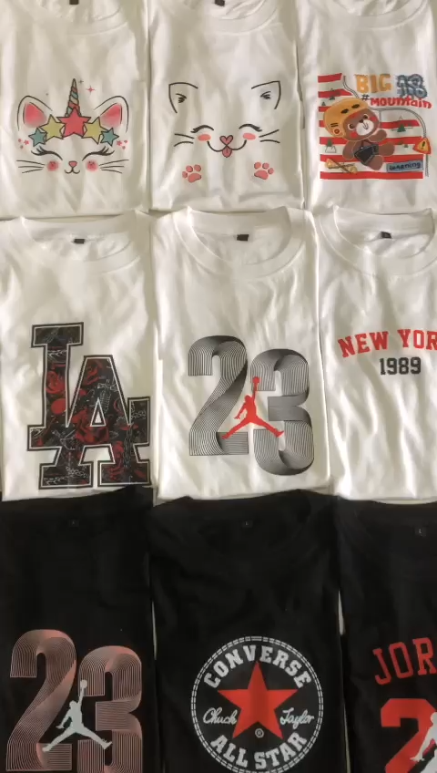 KOKO IMPORT - Baju Kaos Anak Dan Remaja Perempuan Umur 2-16 Tahun Tshirt Distro Motif Kucing Kitty