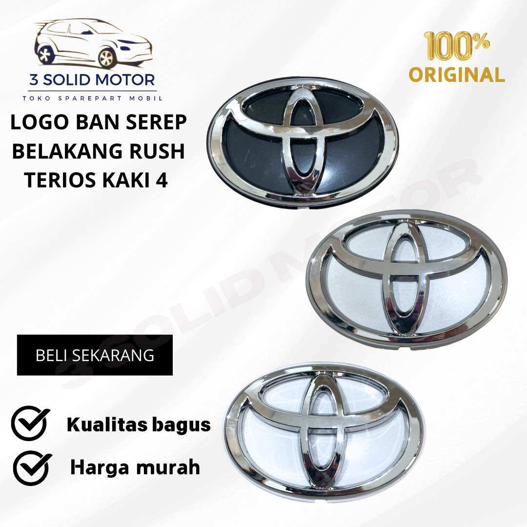 LOGO EMBLEM BAN SEREP RUSH TERIOS KAKI 4 ORIGINAL Harga 56,000 rupiah*Gratis Ongkir