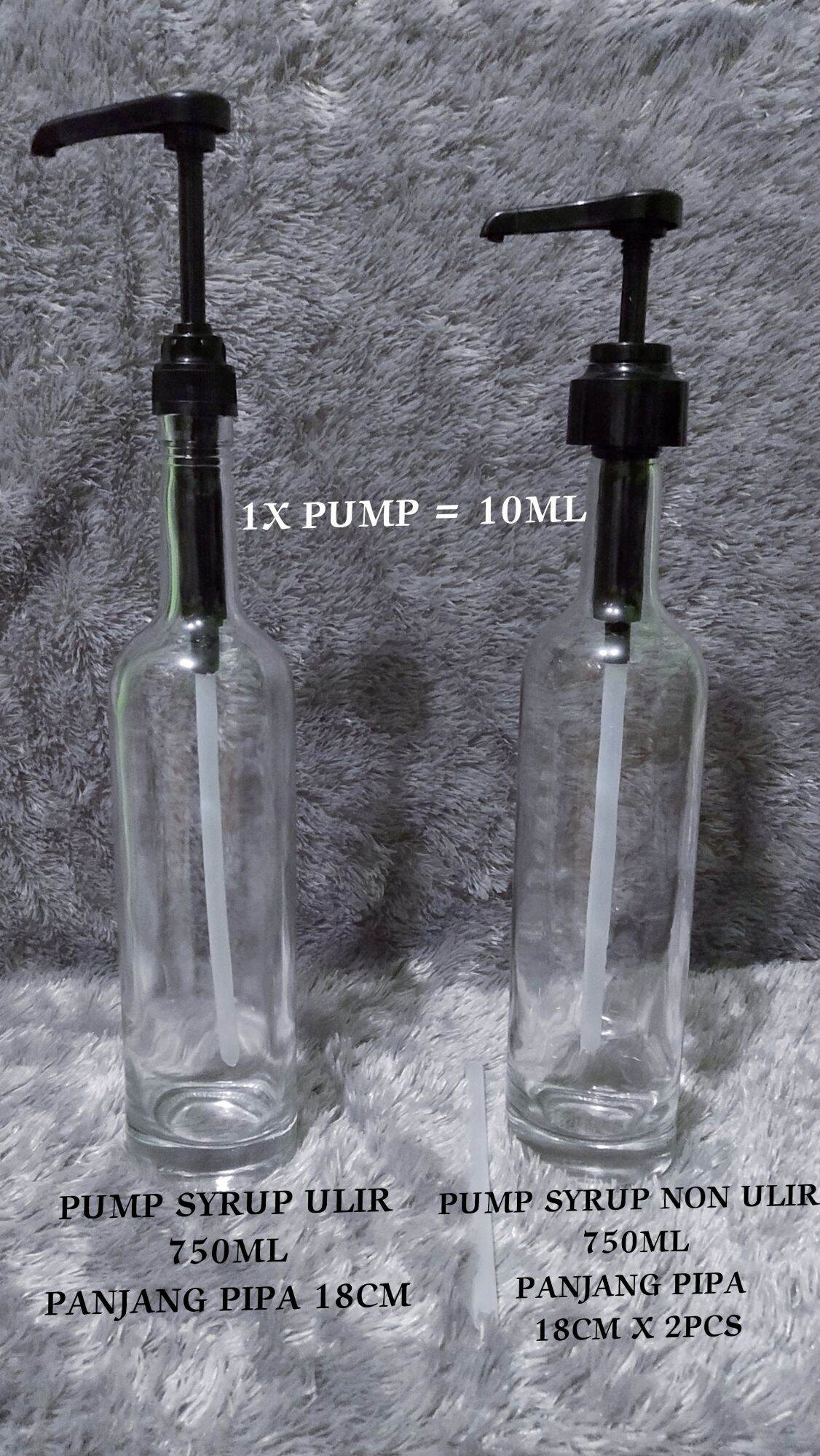 pump syrup botol kaca pump syrup ulir universal Lazada Indonesia