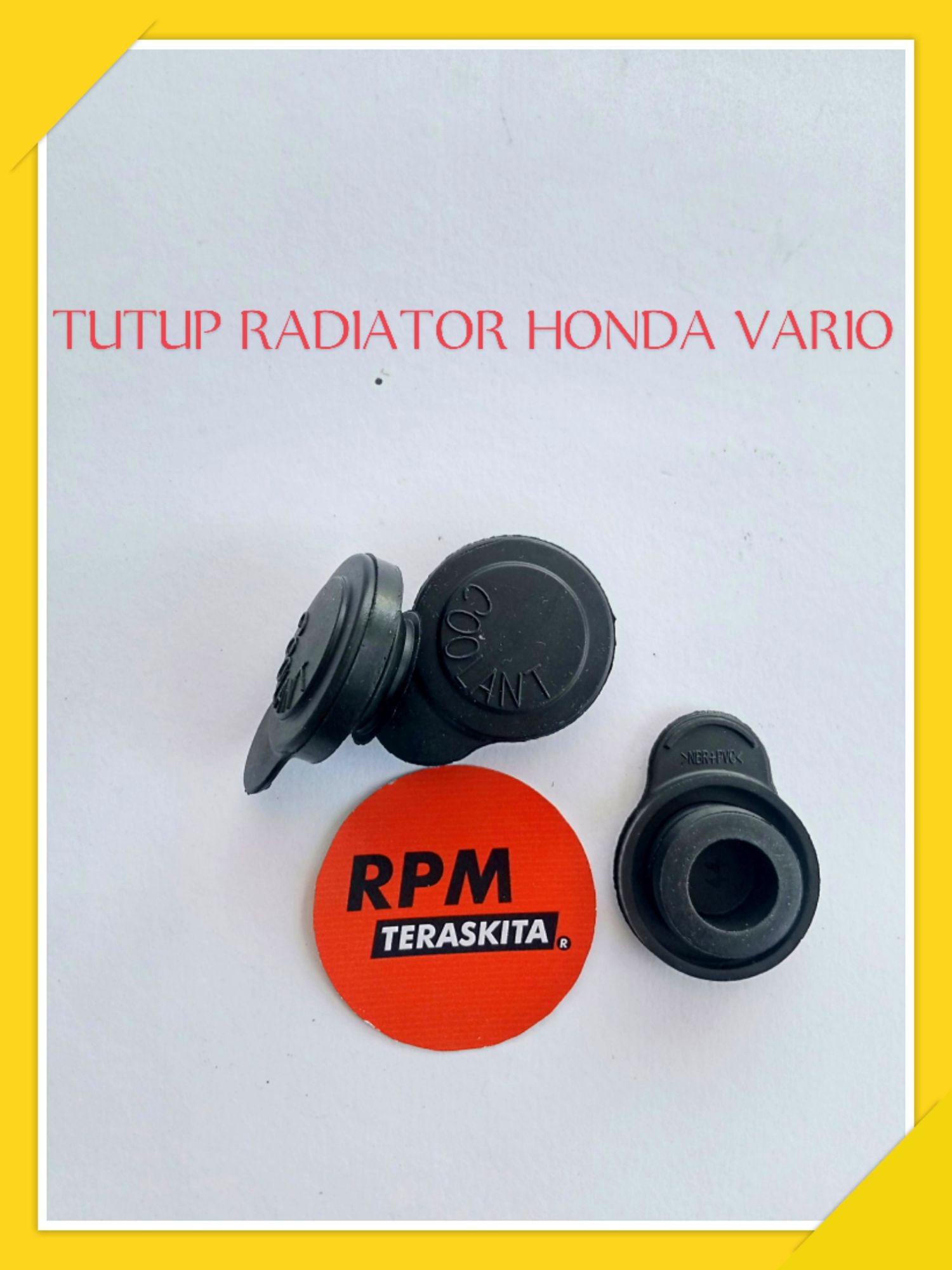 TUTUP RADIATOR MOTOR HONDA VARIO SEMUA TYPE Harga 2,700 rupiah*Gratis Ongkir