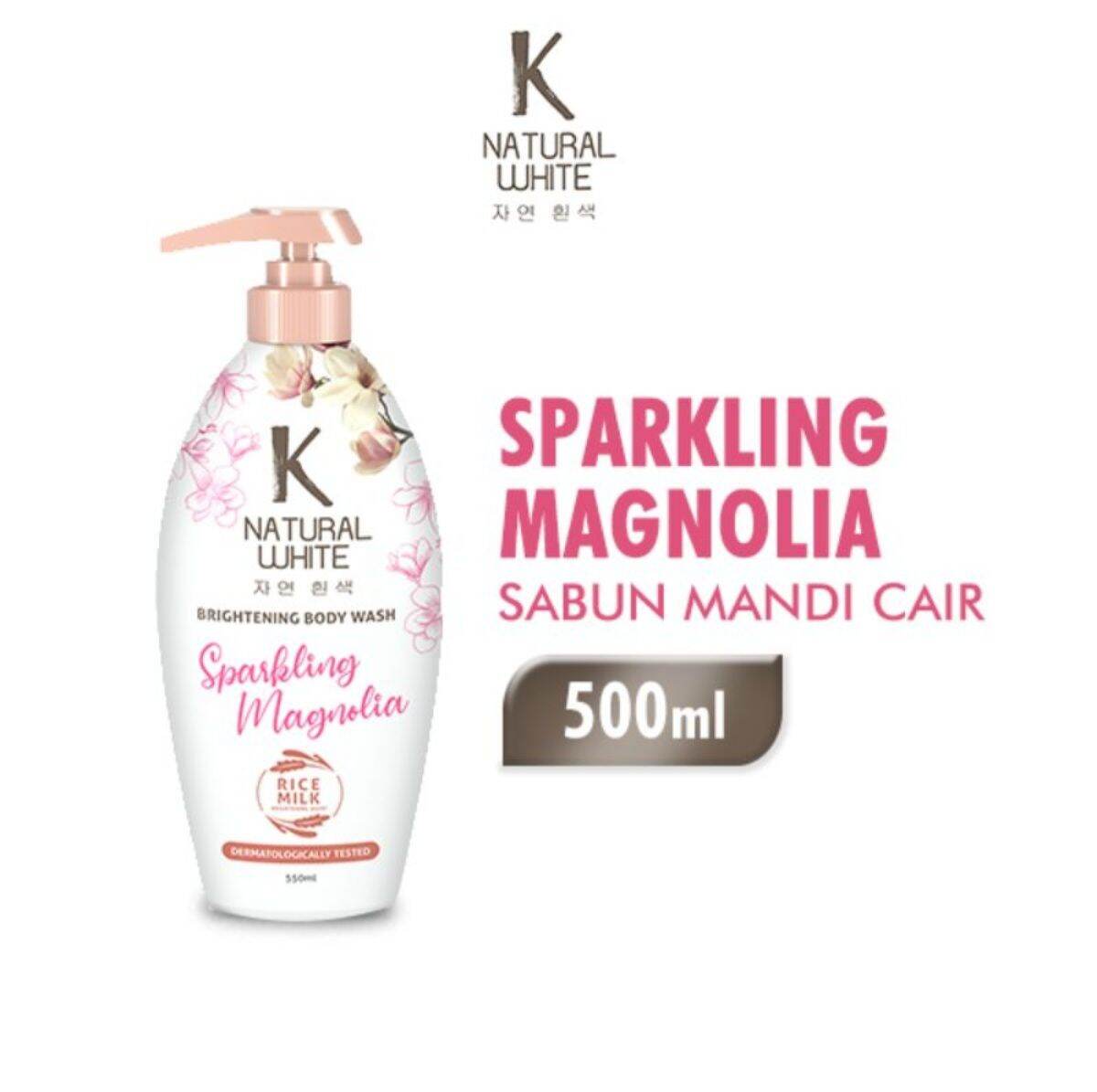 K Natural White Body Wash 400 ml / 500 ml