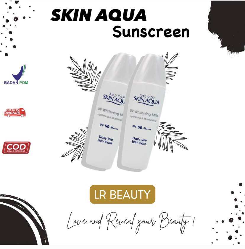 SKIN AQUA Sunscreen Spf 50 PA++++ Tutup Putih Original | Lazada Indonesia