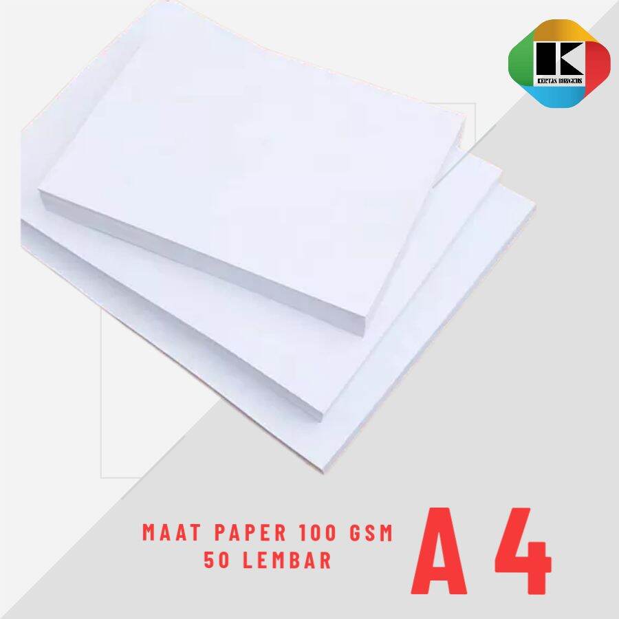 kertas matte paper a4 100 gsm A4 kertas matt paper dove paper matt